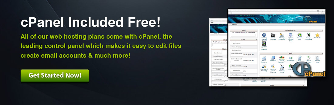 cPanel is the most popular web hosting control panel
